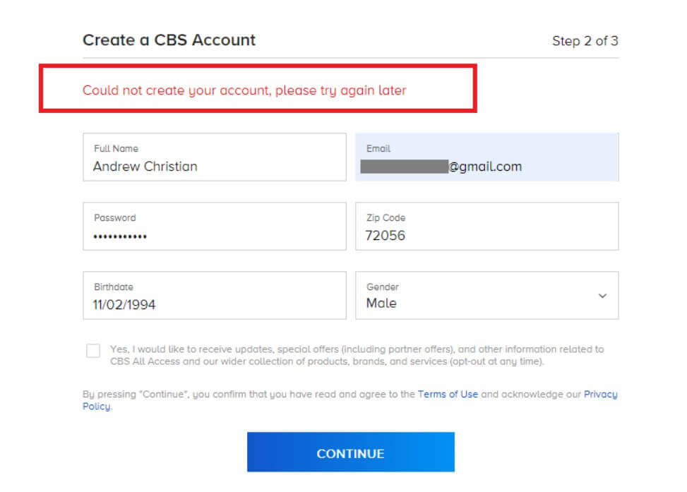 Cbs All Access In Australia Create An Account