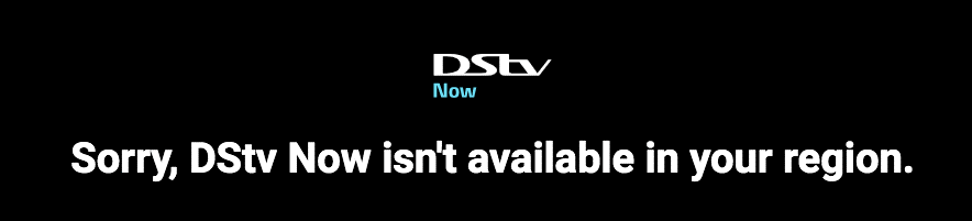 Dstv Outside South Africa Geo-Restrictions Error