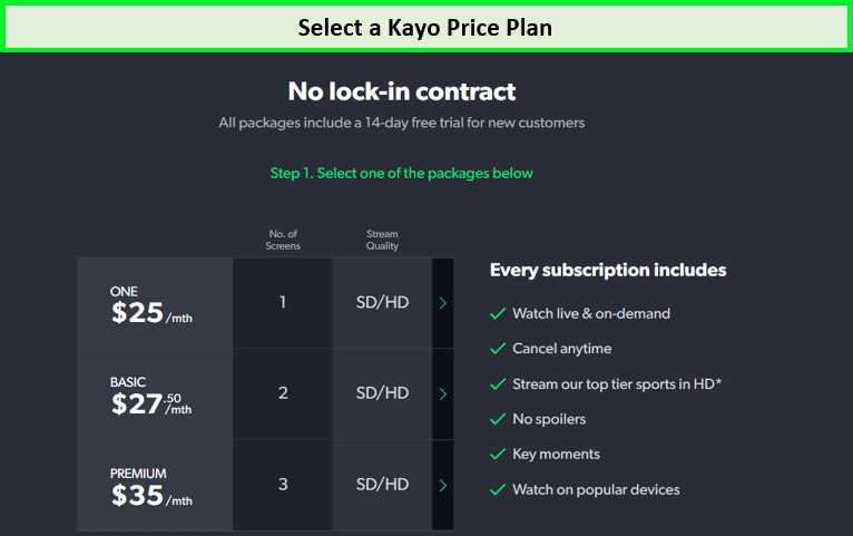 Kayo Sports Outside Australia Pricing And Plans