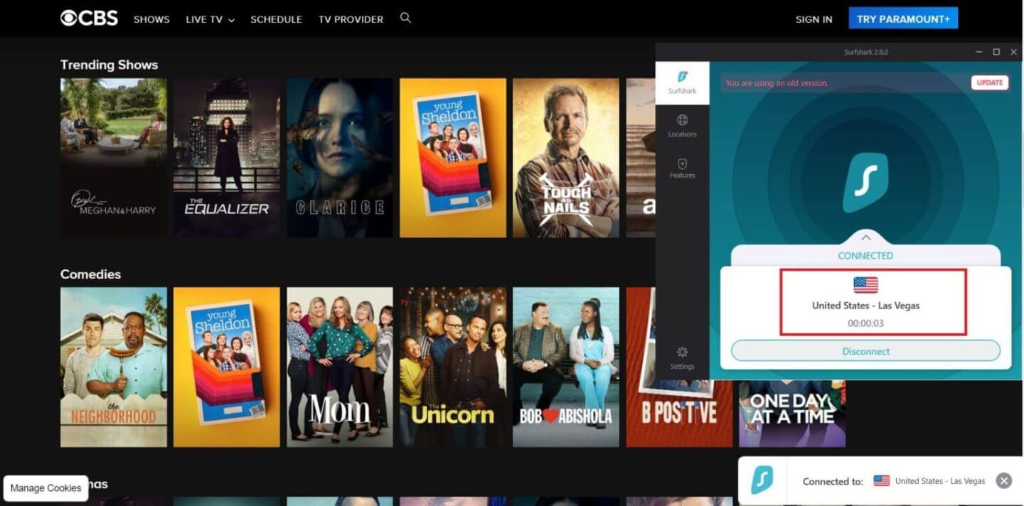 Watch Cbs All Access In Australia With Surfshark