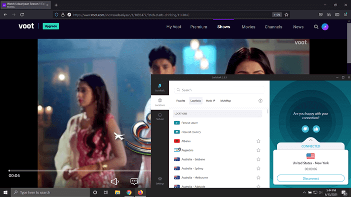 Watch Voot In Australia With Surfshark