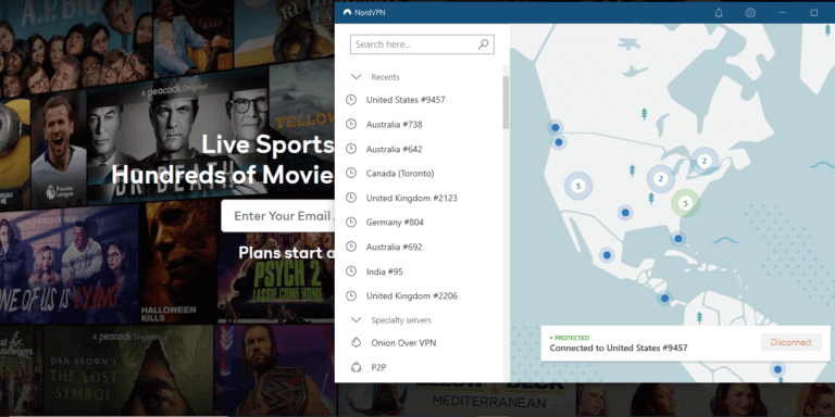 Watch Peacock Tv In Australia With Nordvpn