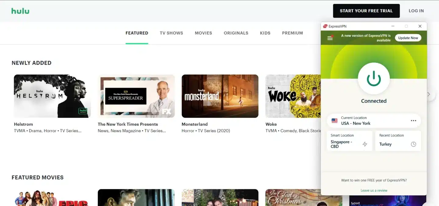 Watch Hulu in Nigeria with ExpressVPN