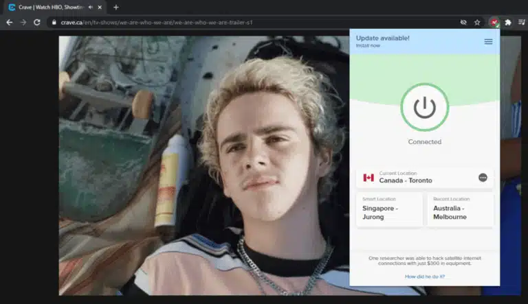 Watch Crave TV in India with ExpressVPN
