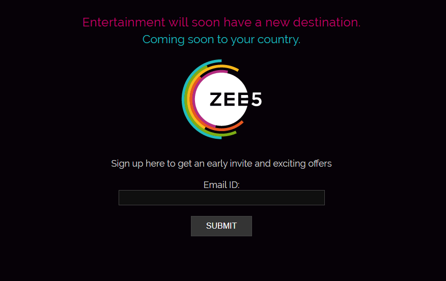 Zee5 in Philippines Geo-Restriction Error