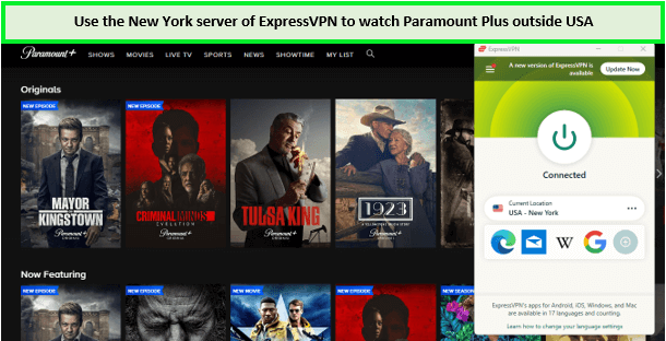 Watch Paramount Plus In Mexico with ExpressVPN