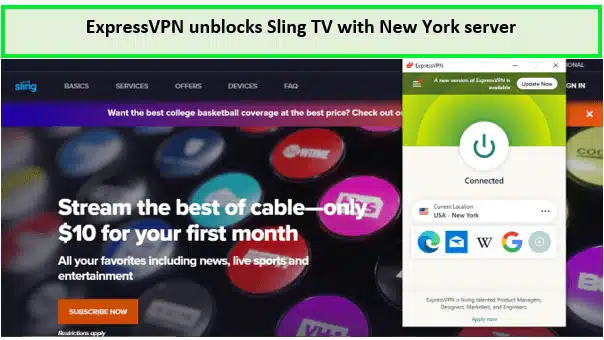 Watch Sling TV In India with ExpressVPN